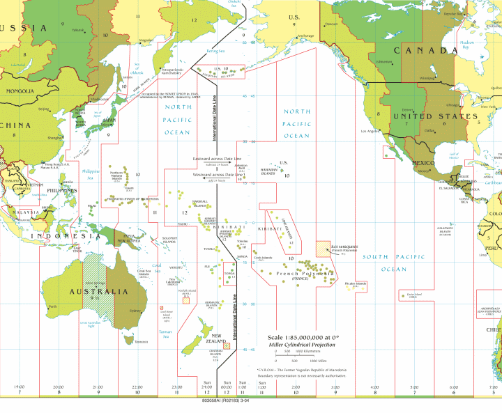 خرائط واعلام تونجا  2012 -Maps and flags Tonga 2012