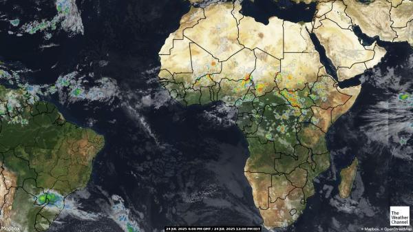 Afrika Vremenska prognoza, Satelitska karta vremena 