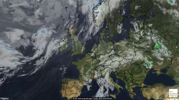 Albanie Météo nuage carte 