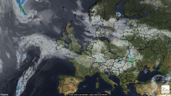 Andorra Wetter Wolke Karte 