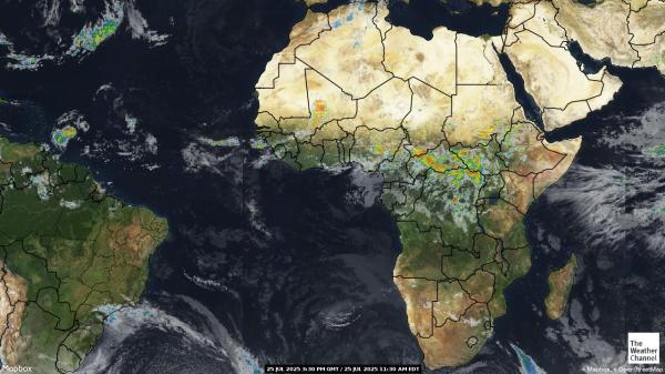 Angola Météo nuage carte 