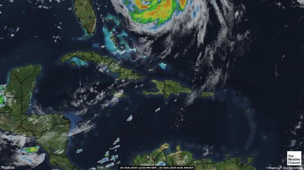Anguilla Wetter Wolke Karte 