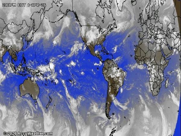 Antartika Peta Cuaca awan 