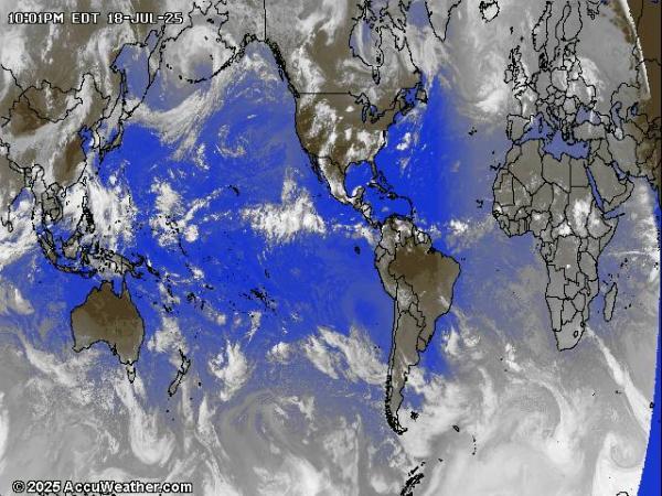 Antarctica Weather Cloud Map 