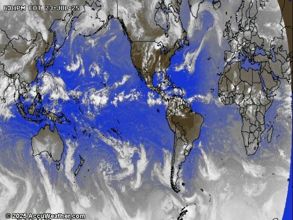 Antarctica Previsão do tempo nuvem mapa 