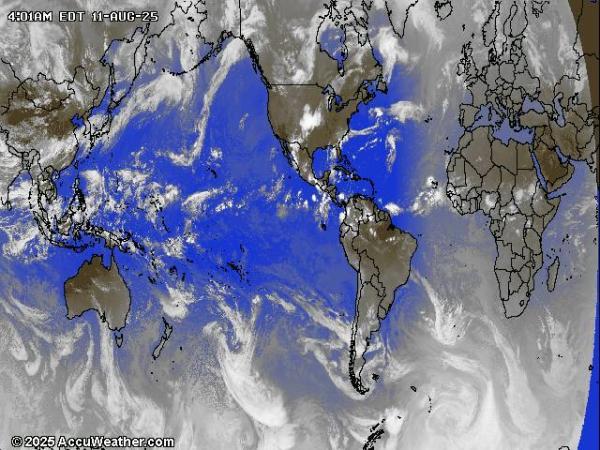 Antarctique Météo nuage carte 