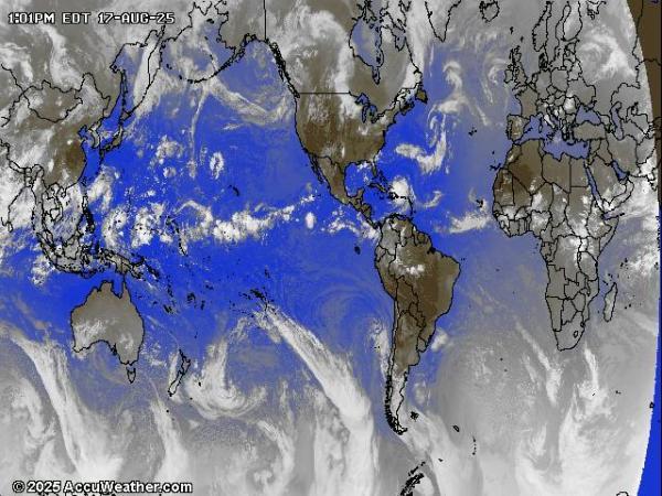 Antarctique Météo nuage carte 