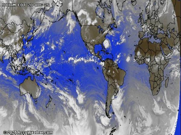 Antarctica Weather Cloud Map 