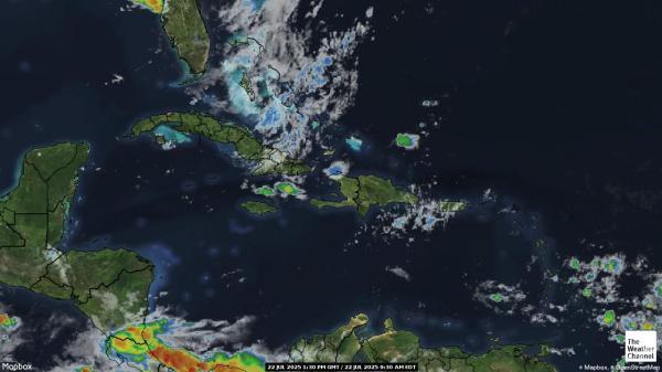 Antigua og Barbuda Vejret sky kort 