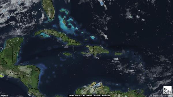 Antigua ve Barbuda Hava bulut haritası 