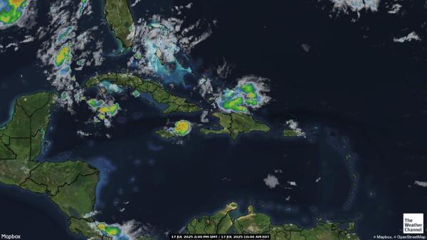 Antigua i Barbuda Previsió meteorològica, mapa meteorològic per satèl·lit 