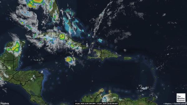 Antigua and Barbuda Weather Cloud Map 