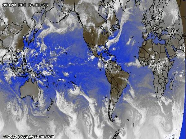 Arctic Mapa ng mapa ng lagay ng panahon 