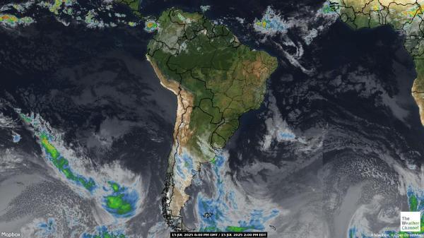 Argentina Vremenska prognoza, Satelitska karta vremena 