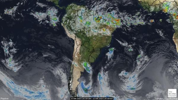 Argentyna Chmura pogoda mapa 