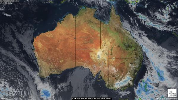 Austraalia Ilm pilv kaart 