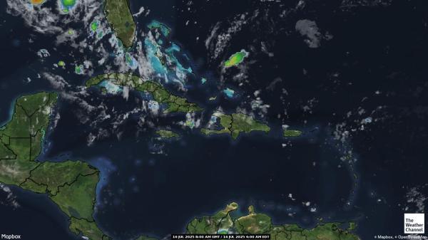 Bahamas Weather Cloud Map 