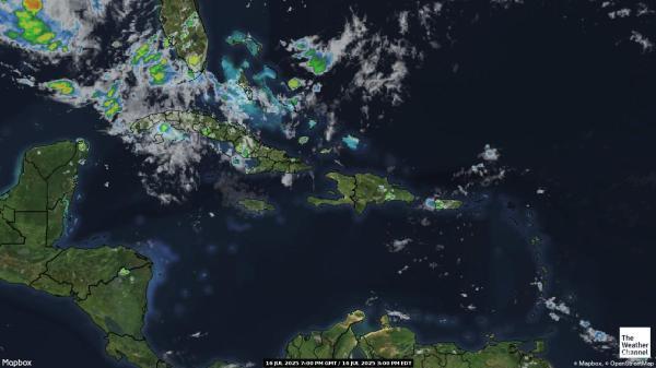 Bahamas Meteo nuvola mappa 
