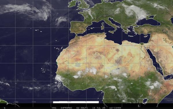 Bahrein Vremenska prognoza, Satelitska karta vremena 