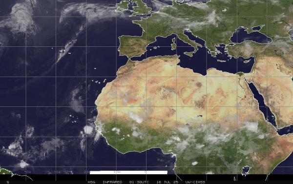 Bahrein Mapa del tiempo pronóstico nube 