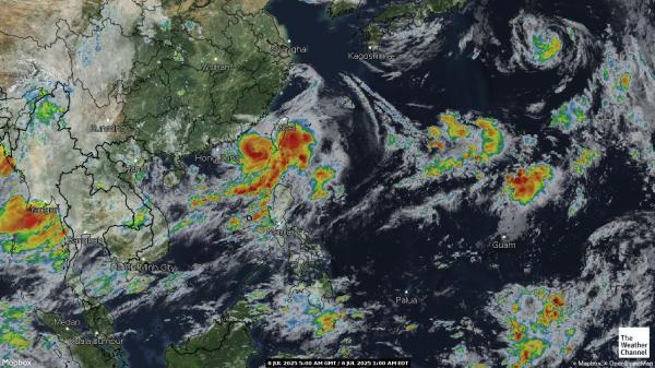 Baker Island Weather Cloud Map 
