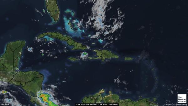 Barbados Weather Cloud Map 