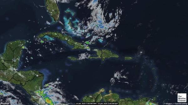 Barbados Vremenska prognoza, Satelitska karta vremena 