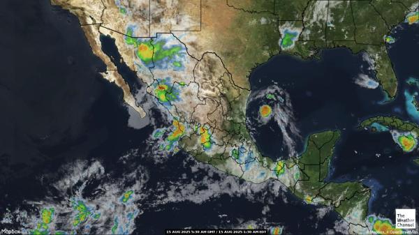 Belize Wetter Wolke Karte 