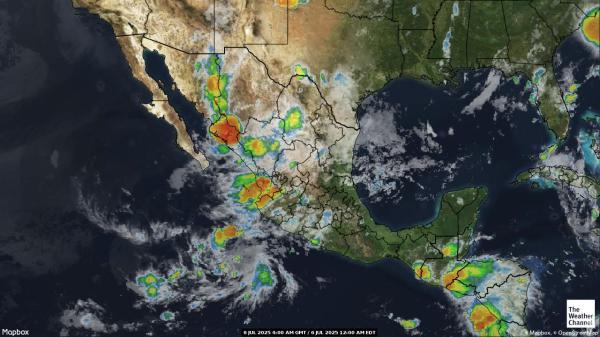 Belize Weather Cloud Map 