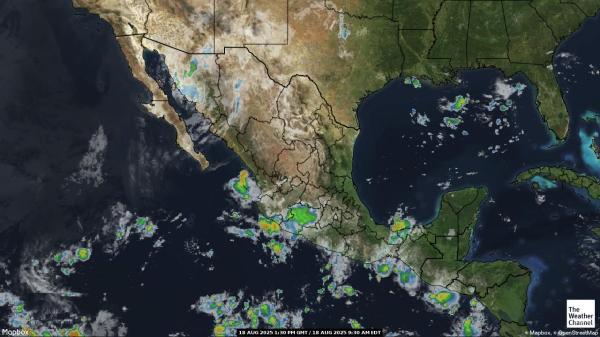 Belize Météo nuage carte 