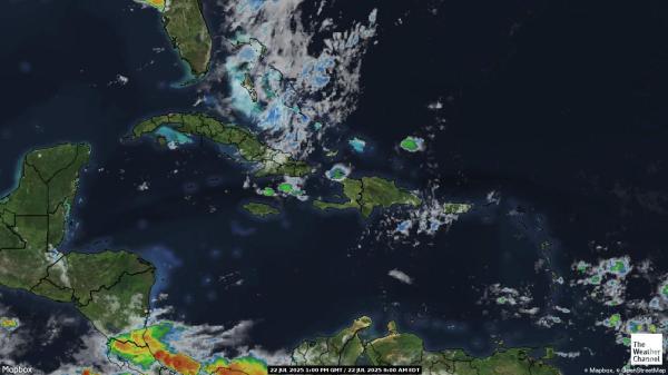 Bermuda Meteo nuvola mappa 