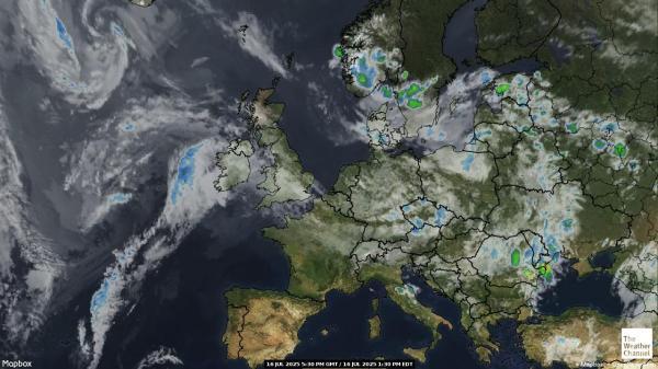 Bosnien Herzegovina Wetter Wolke Karte 
