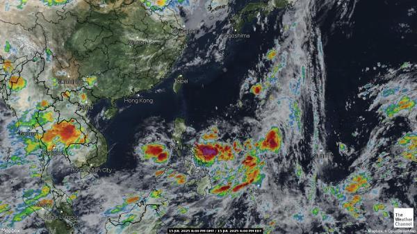 ブルネイ 天気クラウドマップ 