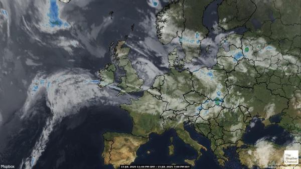 Bulgaria Weather Cloud Map 