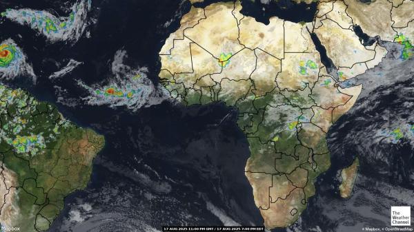 Burundi Weather Cloud Map 