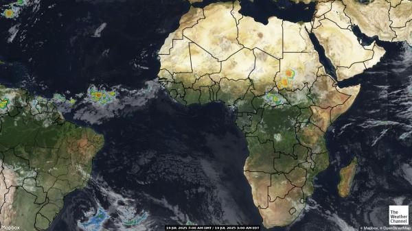 Cape Verde Weather Cloud Map 