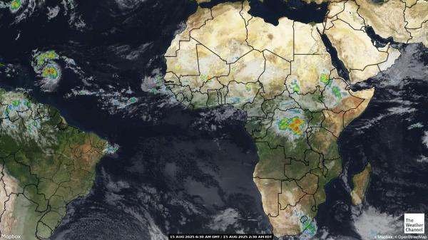 Kap Verde Wetter Wolke Karte 