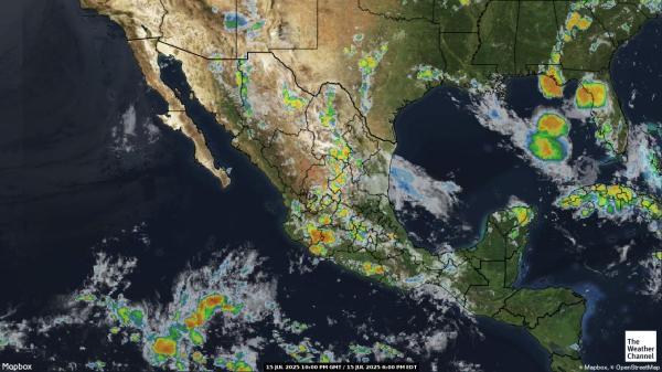 Mittelamerika Wetter Wolke Karte 