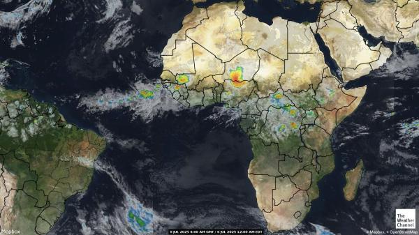Chad Weather Cloud Map 