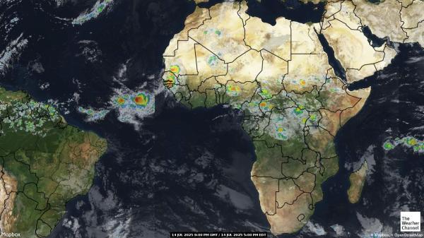 Chad Weather Cloud Map 