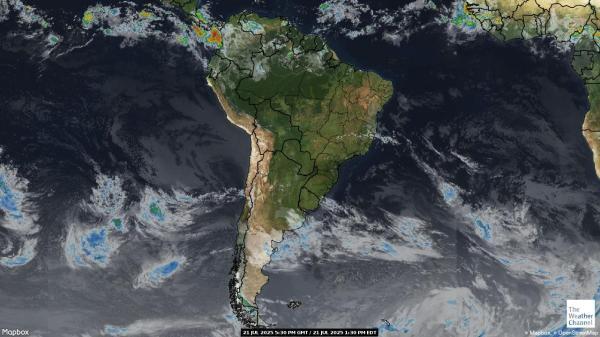 Chile Weather Cloud Map 