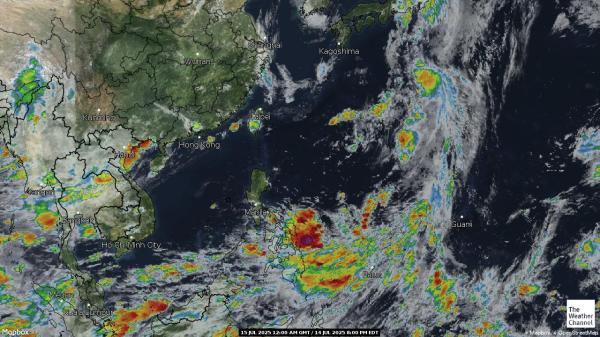 China Wetter Wolke Karte 
