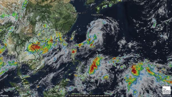 Chine Météo nuage carte 