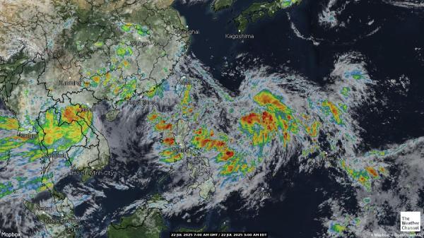 China Wetter Wolke Karte 