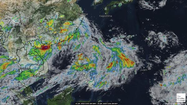 China Wetter Wolke Karte 
