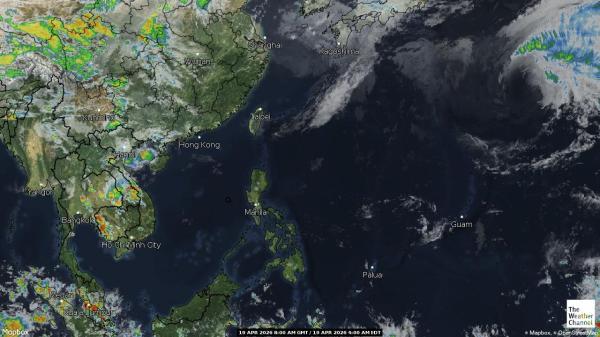 Karácsony-sziget Időjárás felhő térkép 