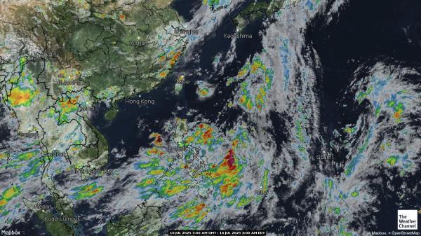 Christmas Island Weather Cloud Map 