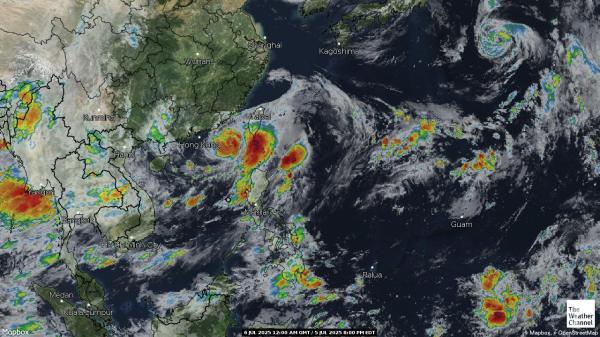 Cocos (Keeling) Météo nuage carte 