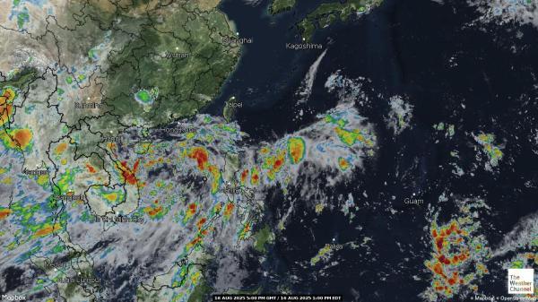 Cocos (Keeling) Islands Wetter Wolke Karte 