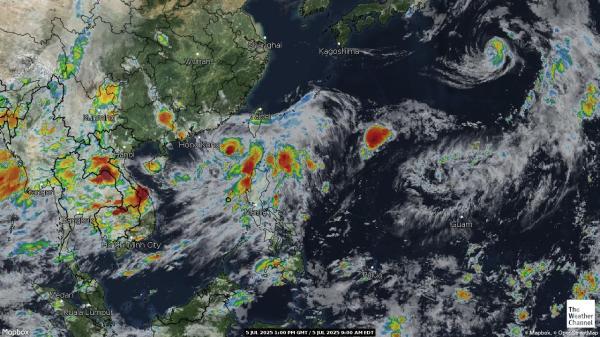 Cocos (Keeling) Islands Weather Cloud Map 